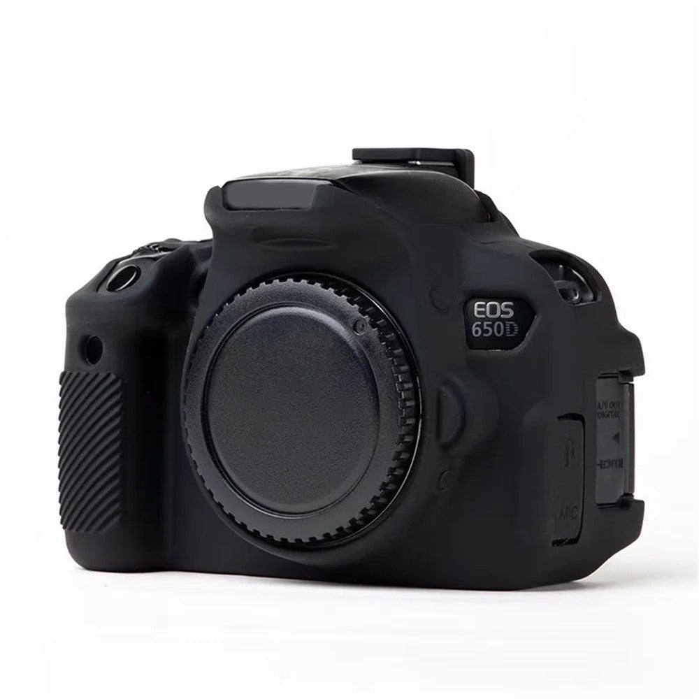 For Canon EOS 700D / 650D / 600D Soft Silicone Skin Case Protective Cover Anti-scratch Camera Bag