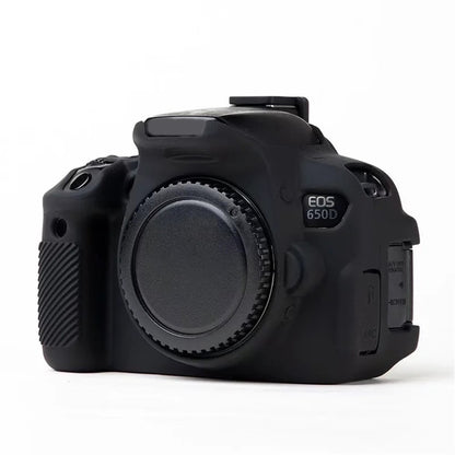 For Canon EOS 700D / 650D / 600D Soft Silicone Skin Case Protective Cover Anti-scratch Camera Bag
