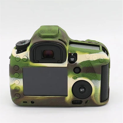 For Canon EOS 5D Mark III / 5D3 / 5DS / 5DS R Camera Soft Silicone Skin Case Drop-proof DSLR Protective Cover
