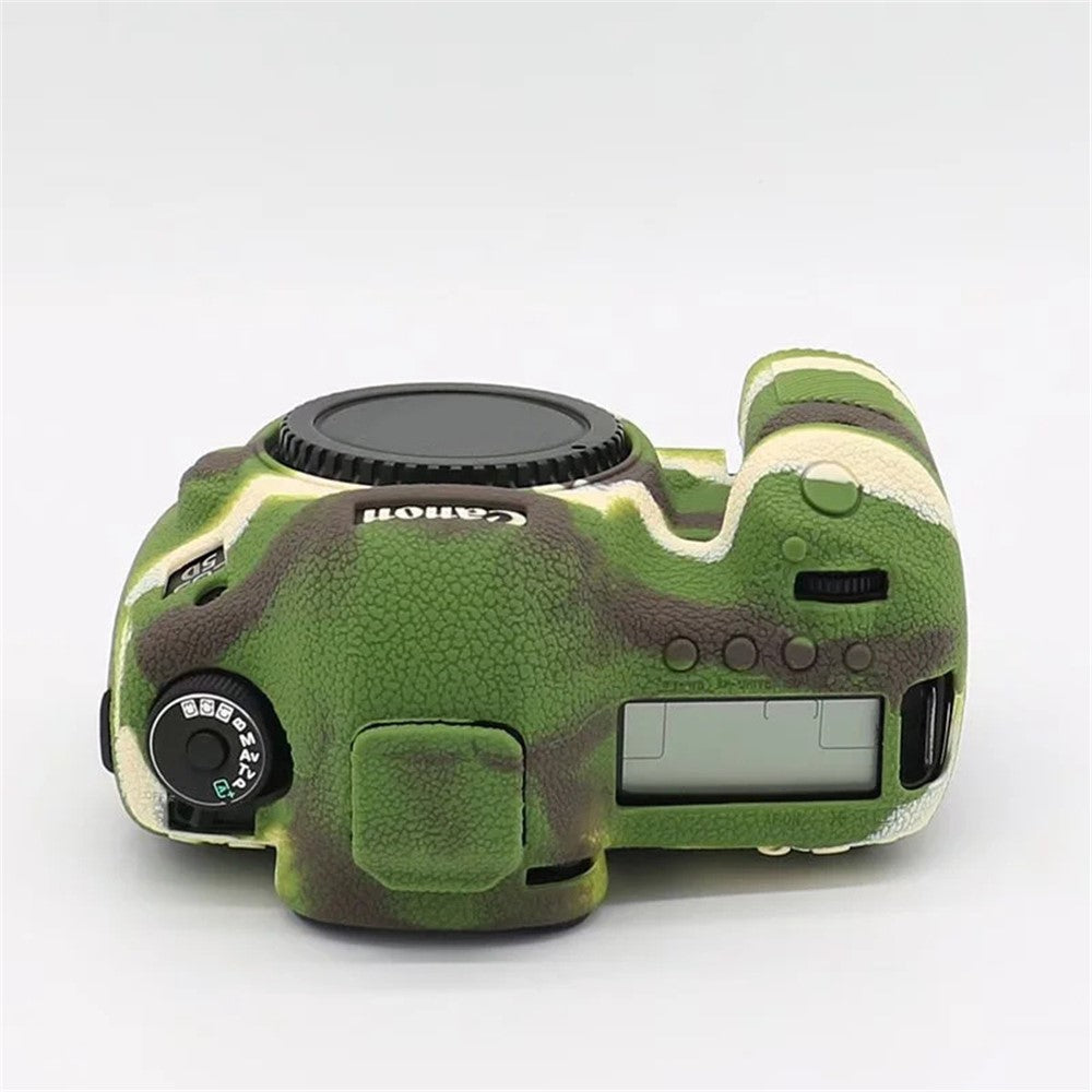 For Canon EOS 5D Mark III / 5D3 / 5DS / 5DS R Camera Soft Silicone Skin Case Drop-proof DSLR Protective Cover