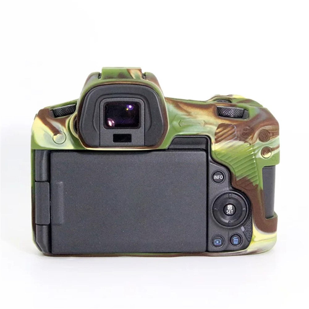 For Canon EOS R Camera Silicone Case Anti-scratch Camera Protective Sleeve Cover