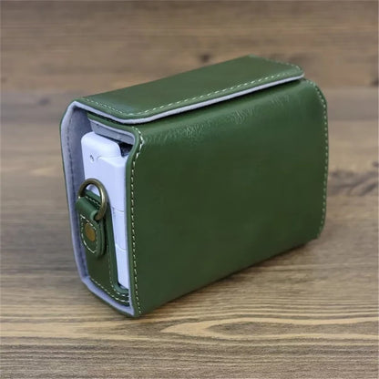 PU Leather Case for Sony ZV-1F Camera, Full Protection Camera Carrying Bag with Shoulder Strap
