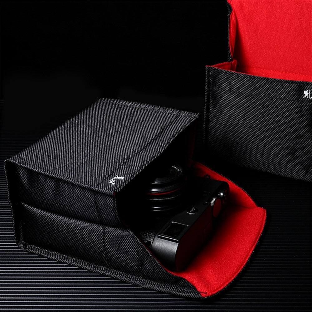 JN For Sony / Leica / Canon / Nikon Camera Sleeve Case Waterproof Canvas Storage Bag Portable Bag, Size: S