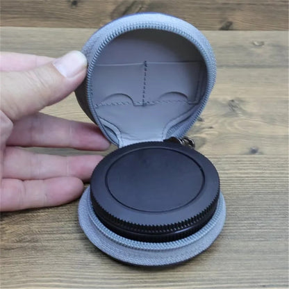 For Canon EOS R50 / R100 Camera Case Battery Opening Design Palm Texture Leather Bag with Strap and Small Bag
