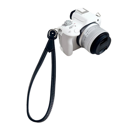 For Canon Nikon Sony Fujifilm Panasonic SLR Camera PU Leather Hand Strap Buffalo Texture Wrist Rope