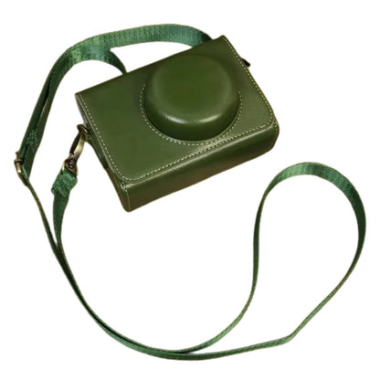 For Sony ZV-1 / ZV-1 II / ZV-1F Case PU Leather Protective Camera Bag with Shoulder Strap, Horizontal Type