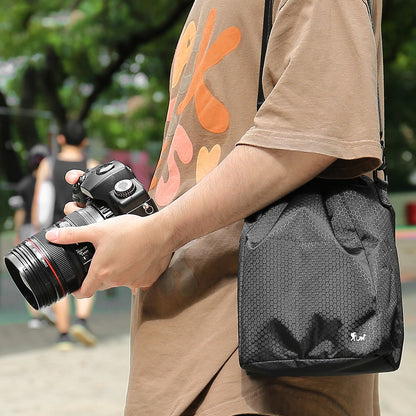 JN XK Oxford Cloth Shoulder Bag for Canon, Fuji, Sony Cameras Crossbody Bag with Adjustable Shoulder Strap