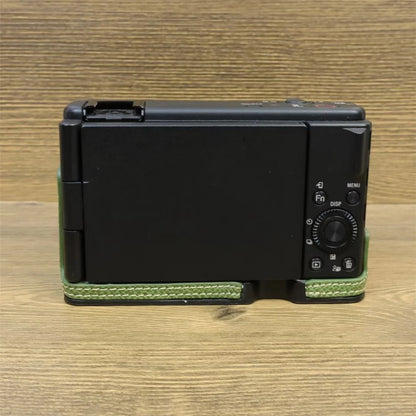 For Sony ZV-1 II / ZV-1F Camera Case PU Leather Half Body Protective Cover with Screw