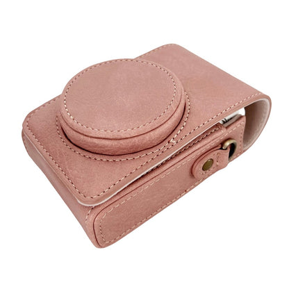PU Leather Camera Bag for Sony Ricoh Panasonic Vintage Style Camera Case with Shoulder Strap