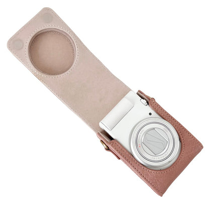 PU Leather Camera Bag for Sony Ricoh Panasonic Vintage Style Camera Case with Shoulder Strap