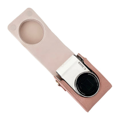 PU Leather Camera Bag for Sony Ricoh Panasonic Vintage Style Camera Case with Shoulder Strap
