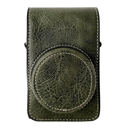 PU Leather Camera Bag for Sony Ricoh Panasonic Vintage Style Camera Case with Shoulder Strap