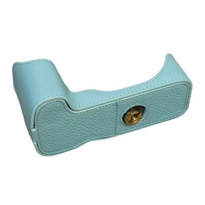 For Canon EOS 200D / 200D II Genuine Cow Leather Camera Case Dustproof Cover with Screw