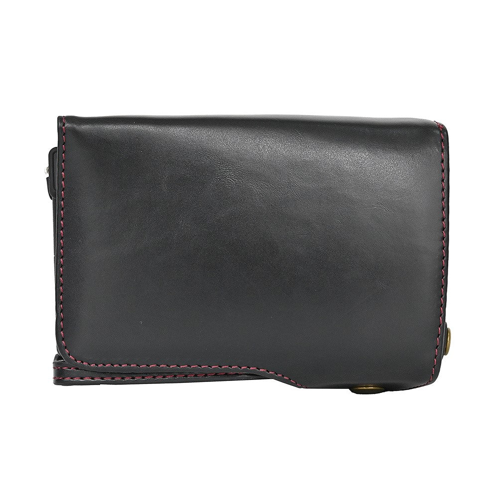 For Sony A7C II / A7CR Detachable Camera Bag PU Leather Battery Opening Case with Lens Bag