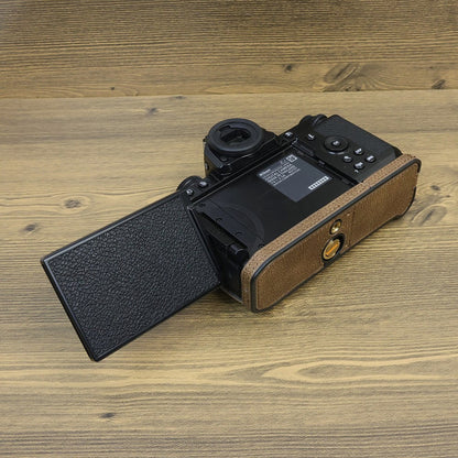 For Nikon ZF PU Leather Camera Bag Battery Opening Anti-drop Protective Case