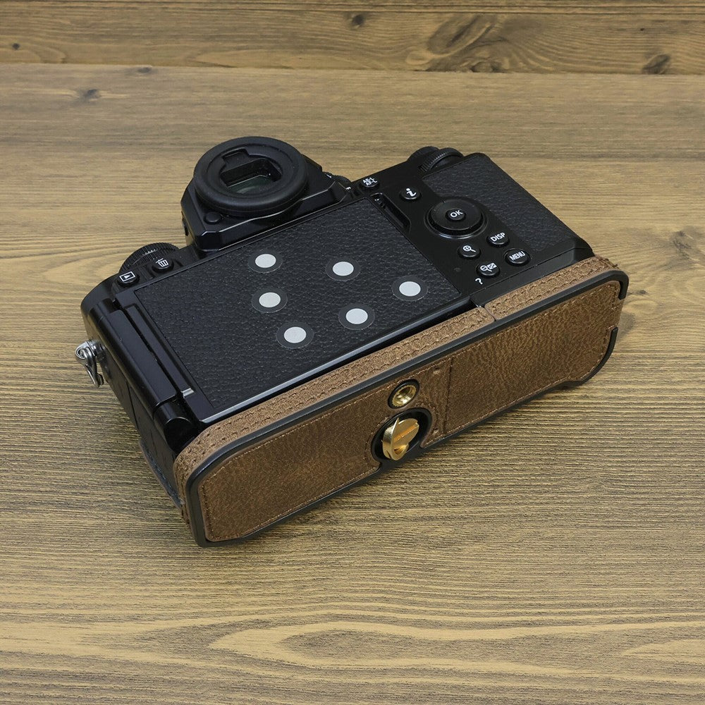 For Nikon ZF PU Leather Camera Bag Battery Opening Anti-drop Protective Case