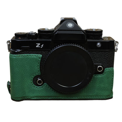 For Nikon ZF PU Leather Camera Bag Battery Opening Anti-drop Protective Case
