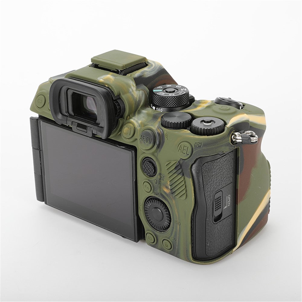 For Sony A7R5 / A7M5 Glossy Camera Cover Drop Protection Soft Silicone Protective Case