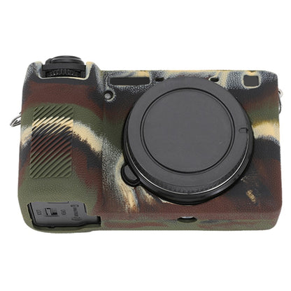 For Sony A6700 Litchi Texture Silicone Protective Case Anti-collision Camera Cover