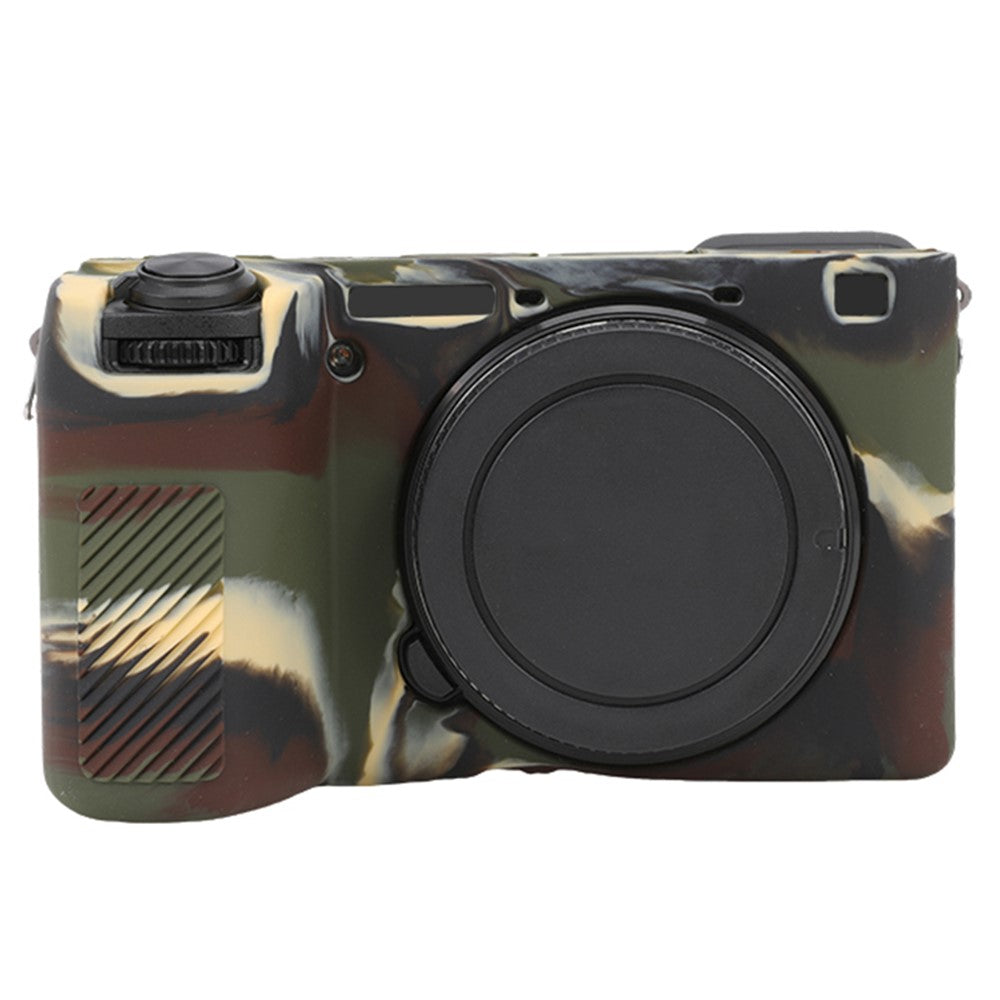 For Sony A6700 Drop Protection Camera Cover Soft Silicone Glossy Protective Case