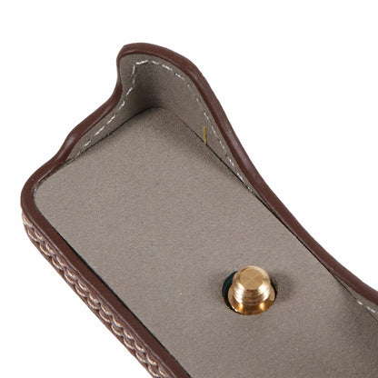 For Sony Alpha ZV-E10 Leather Camera Bottom Cover Buffalo Texture Half Body Case with Battery Opening