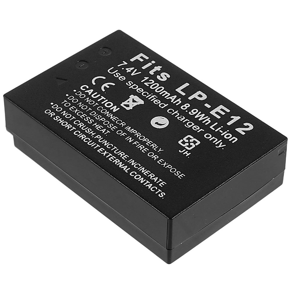 For CANON M5  /  M10  /  M50 Mark II 7.40V 1200mAh Camera Li-ion Battery Pack Assembly Part (Encode: LP-E12) (without Logo)