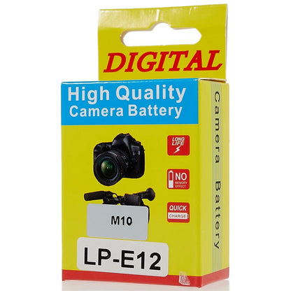 For CANON M5  /  M10  /  M50 Mark II 7.40V 1200mAh Camera Li-ion Battery Pack Assembly Part (Encode: LP-E12) (without Logo)
