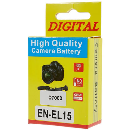 For Nikon D7000 7.0V 2550mAh Camera Battery Pack Replacement Part (Encode: EN-EL15) (without Logo)