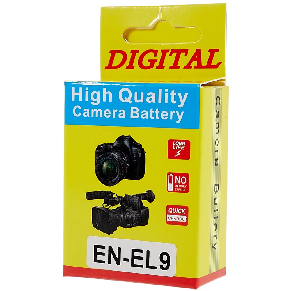 For Nikon D40 / D40X / D3000 / D5000 / D60 Camera Battery Rechargeable 1200mAh 7.4V Battery Replacement (without Logo), Encode: EN-EL9