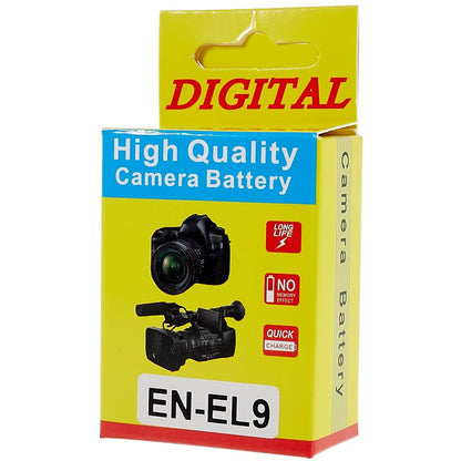 For Nikon D40 / D40X / D3000 / D5000 / D60 Camera Battery Rechargeable 1200mAh 7.4V Battery Replacement (without Logo), Encode: EN-EL9