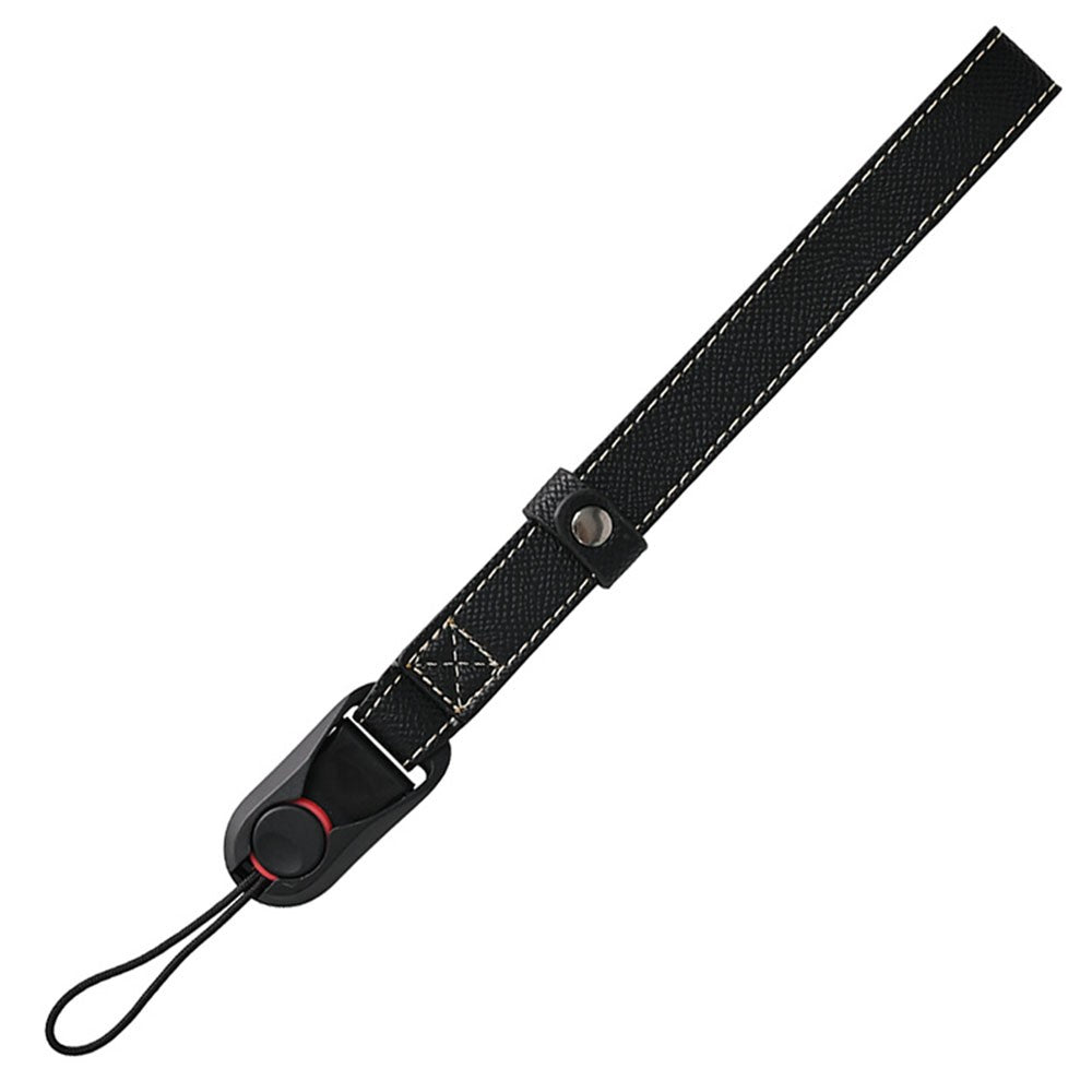 26cm DSLR Camera Carrying Lanyard Palm Texture PU Leather Quick Release Wrist Strap