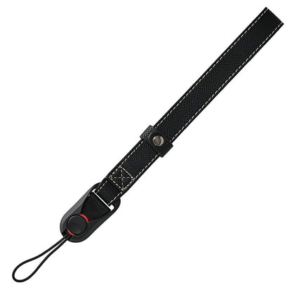 26cm DSLR Camera Carrying Lanyard Palm Texture PU Leather Quick Release Wrist Strap