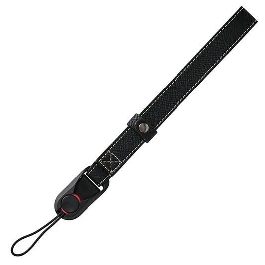 26cm DSLR Camera Carrying Lanyard Palm Texture PU Leather Quick Release Wrist Strap