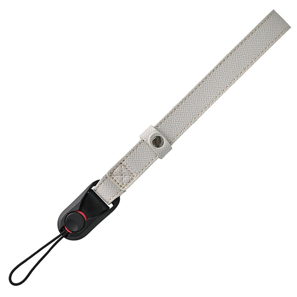 26cm DSLR Camera Carrying Lanyard Palm Texture PU Leather Quick Release Wrist Strap