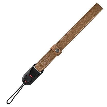 26cm DSLR Camera Carrying Lanyard Palm Texture PU Leather Quick Release Wrist Strap
