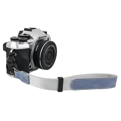 Camera Wrist Strap for Sony  /  Fuji  /  Canon  /  Nikon  /  Panasonic Lychee Pattern Faux Leather Mirrorless DSLR Hand Strap