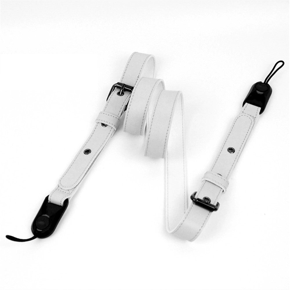 Quick Release Camera PU Leather Strap SLR Camera Carrying Belt Adjustable Shoulder Strap