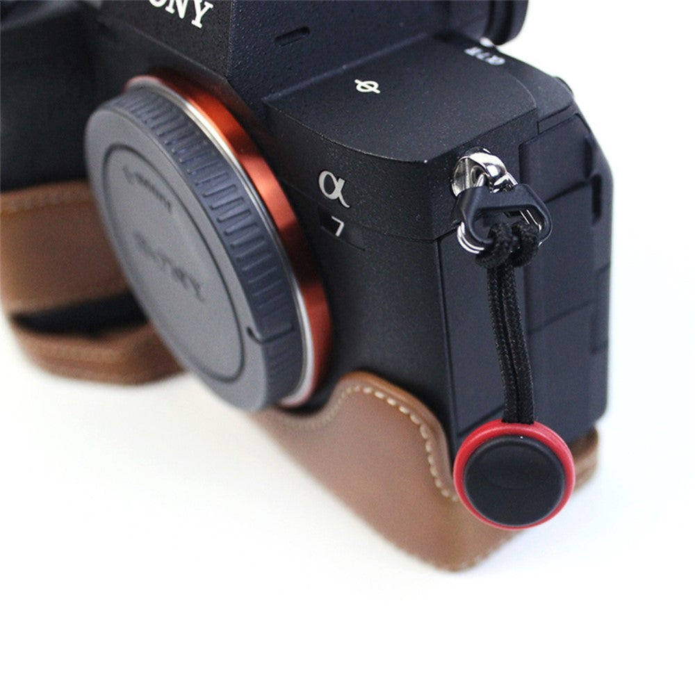 Quick Release Camera PU Leather Strap SLR Camera Carrying Belt Adjustable Shoulder Strap