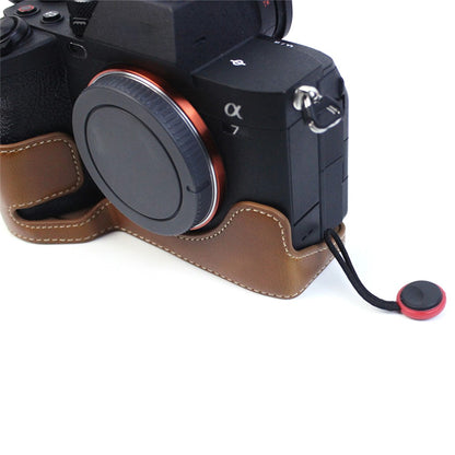 Quick Release Camera PU Leather Strap SLR Camera Carrying Belt Adjustable Shoulder Strap