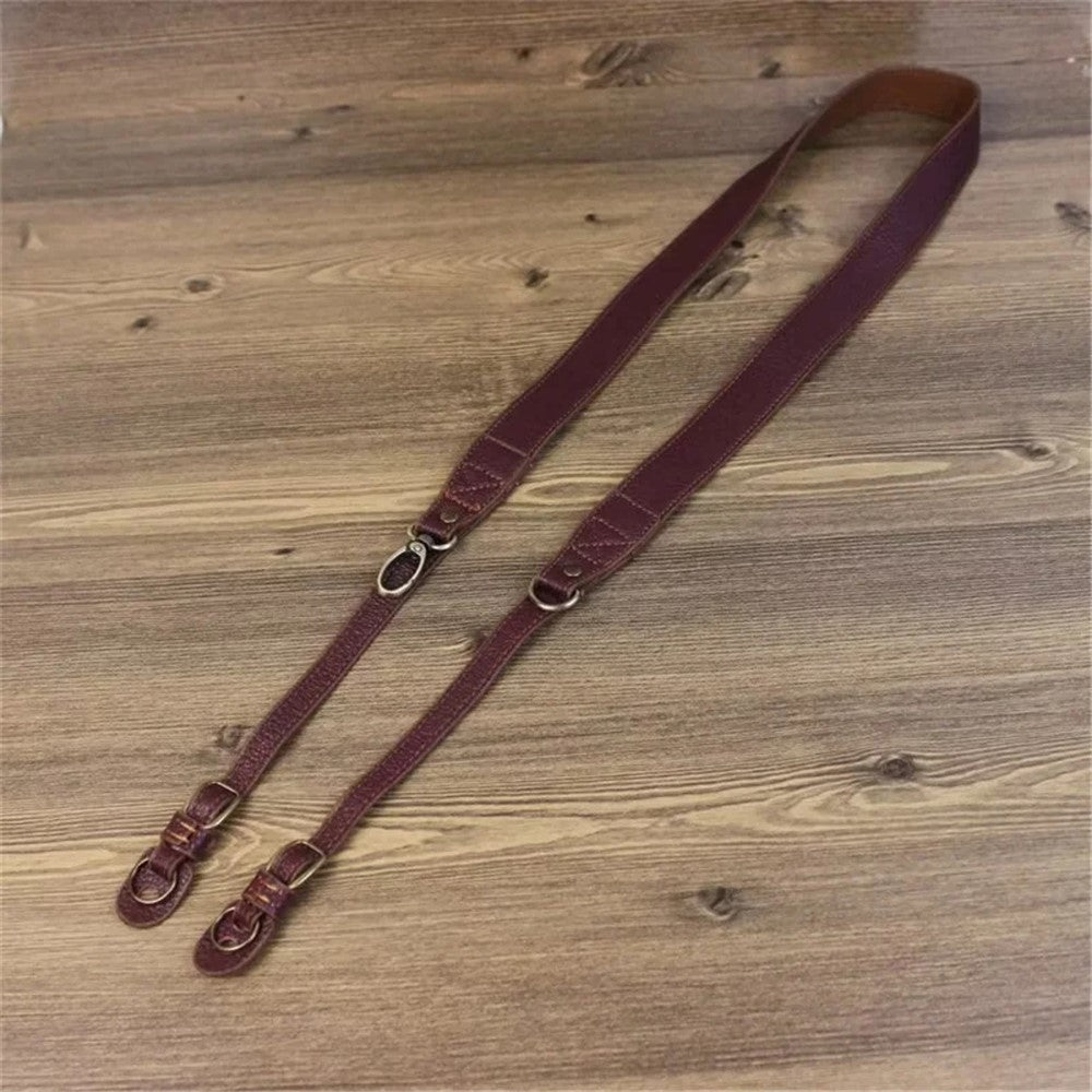 Comfortable Genuine Leather SLR Camera Shoulder Strap Hanging Rope Suitable for Canon Nikon Sony Fujifilm Panasonic