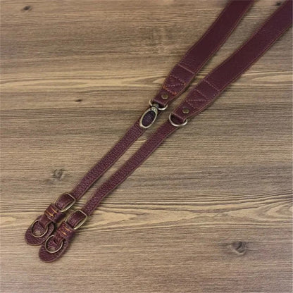 Comfortable Genuine Leather SLR Camera Shoulder Strap Hanging Rope Suitable for Canon Nikon Sony Fujifilm Panasonic