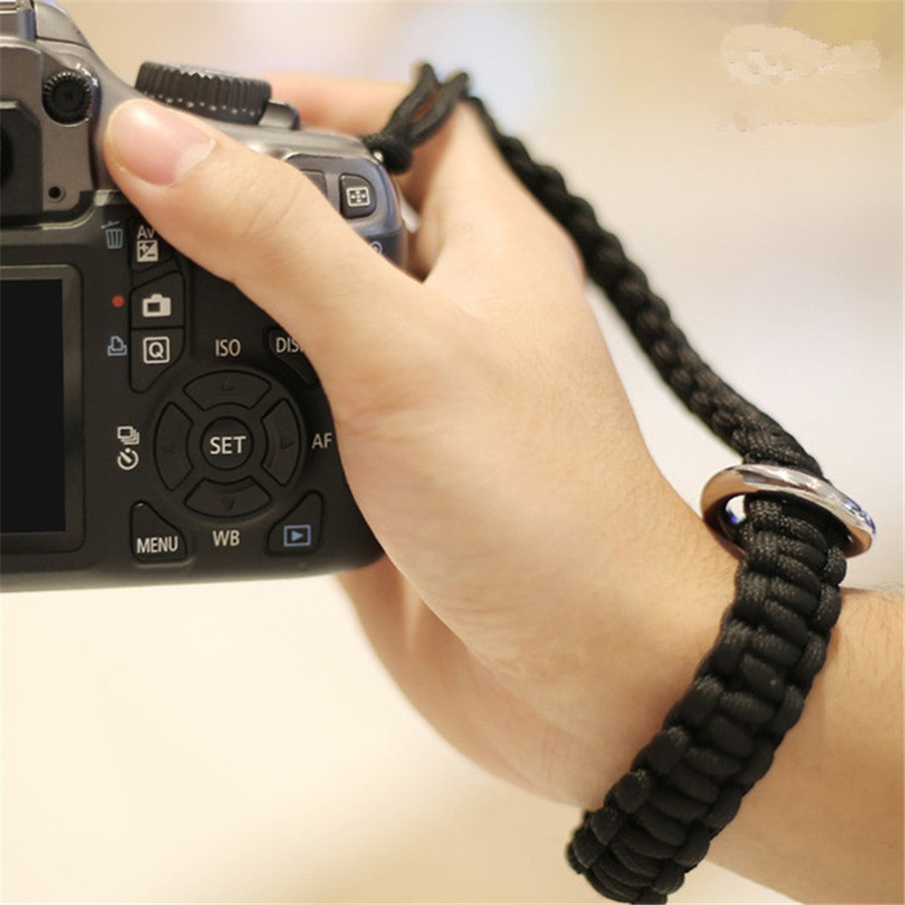 Nylon Braided Style Universal Adjustable Camera Hand Wrist Strap Heavy Duty Hanging Lanyard