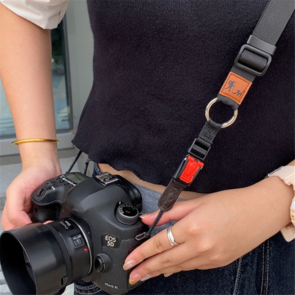 JN-XJ Adjustable Quick Release Camera Shoulder Sling Neck Belt Strap for Leica Canon Nikon Fujifilm