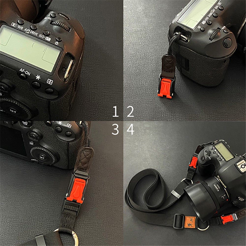 JN-XJ Adjustable Quick Release Camera Shoulder Sling Neck Belt Strap for Leica Canon Nikon Fujifilm