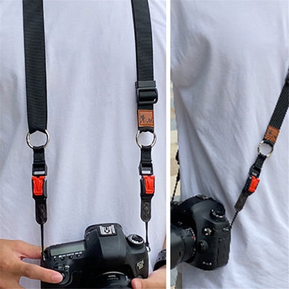 JN-XJ Adjustable Quick Release Camera Shoulder Sling Neck Belt Strap for Leica Canon Nikon Fujifilm