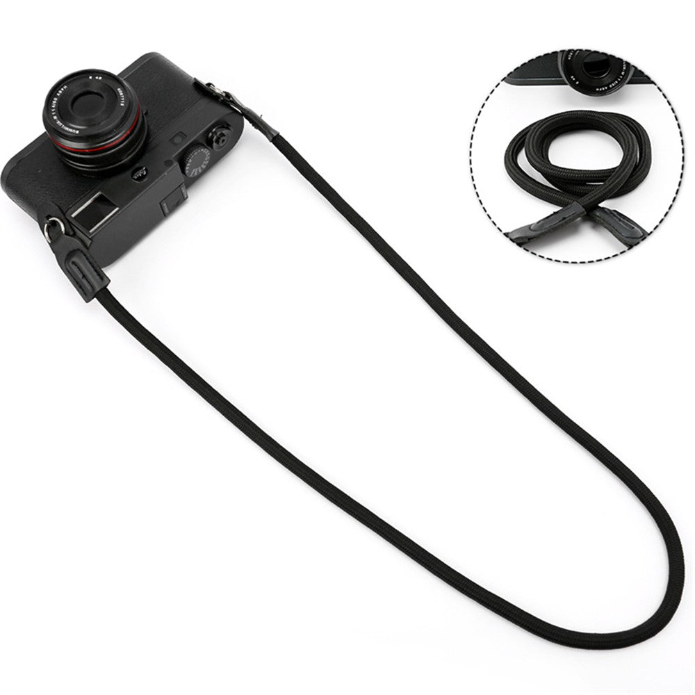 Neck Rope Shoulder Strap for Canon / Leica / Fuji / Panasonic DSLR Camera with Round Hole Connector