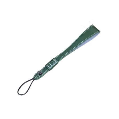 For Fuji / Canon / Nikon / Panasonic DSLR Camera 2mm Connector PU Leather Wrist Strap Hand Grip Rope