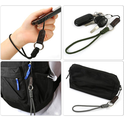 SLR Camera Cotton Braided Hand Strap Camera Cellphone Key Lanyard Anti-lost Wrist Rope