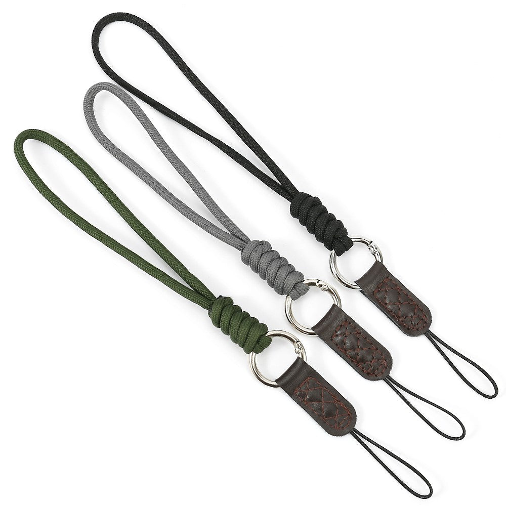 SLR Camera Cotton Braided Hand Strap Camera Cellphone Key Lanyard Anti-lost Wrist Rope