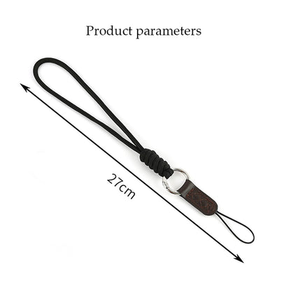 SLR Camera Cotton Braided Hand Strap Camera Cellphone Key Lanyard Anti-lost Wrist Rope